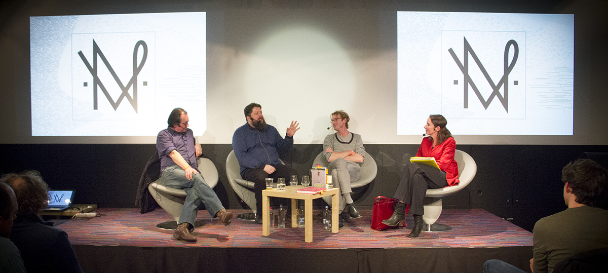 Het panel van "Durf te twijfelen" op de nacht van de vrijdenker 2016 in Gent (foto: Gerbrich Reynaert)