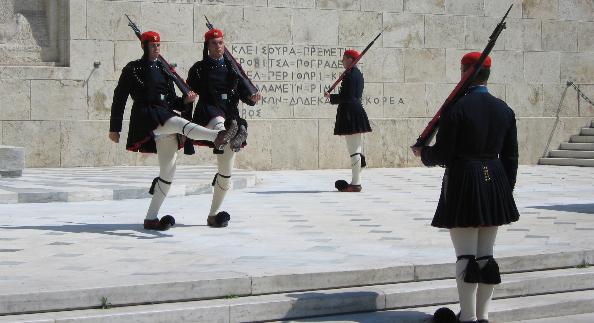 Wissel van de wacht in Athene