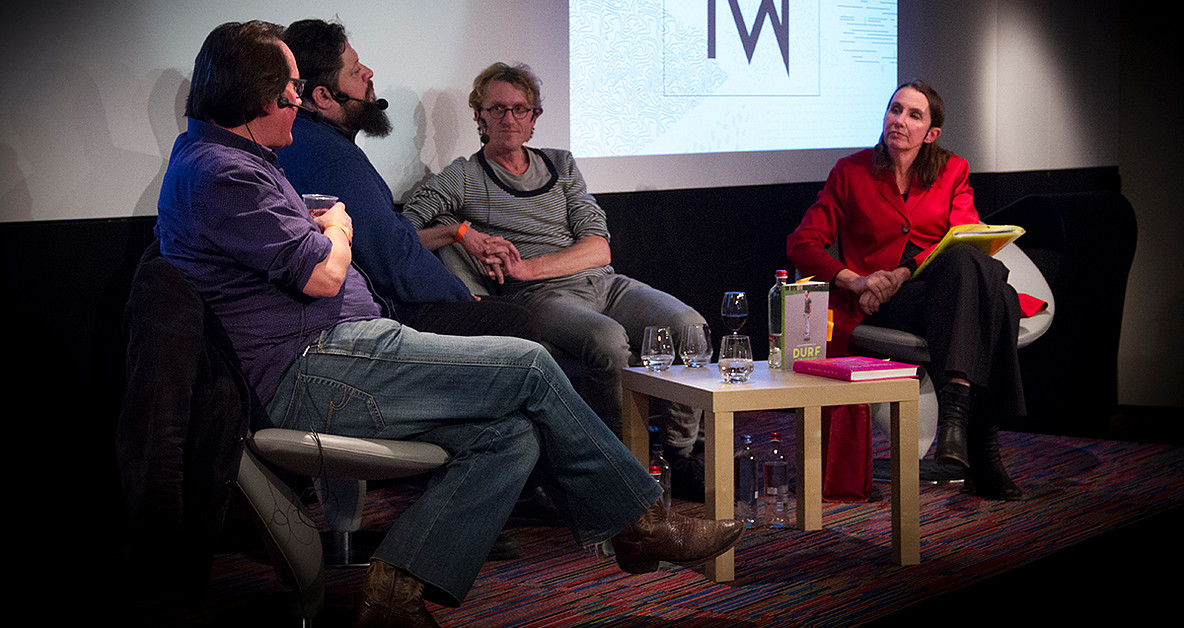 Het panel van "Durf te twijfelen" op de nacht van de vrijdenker 2016 in Gent (foto: Gerbrich Reynaert)