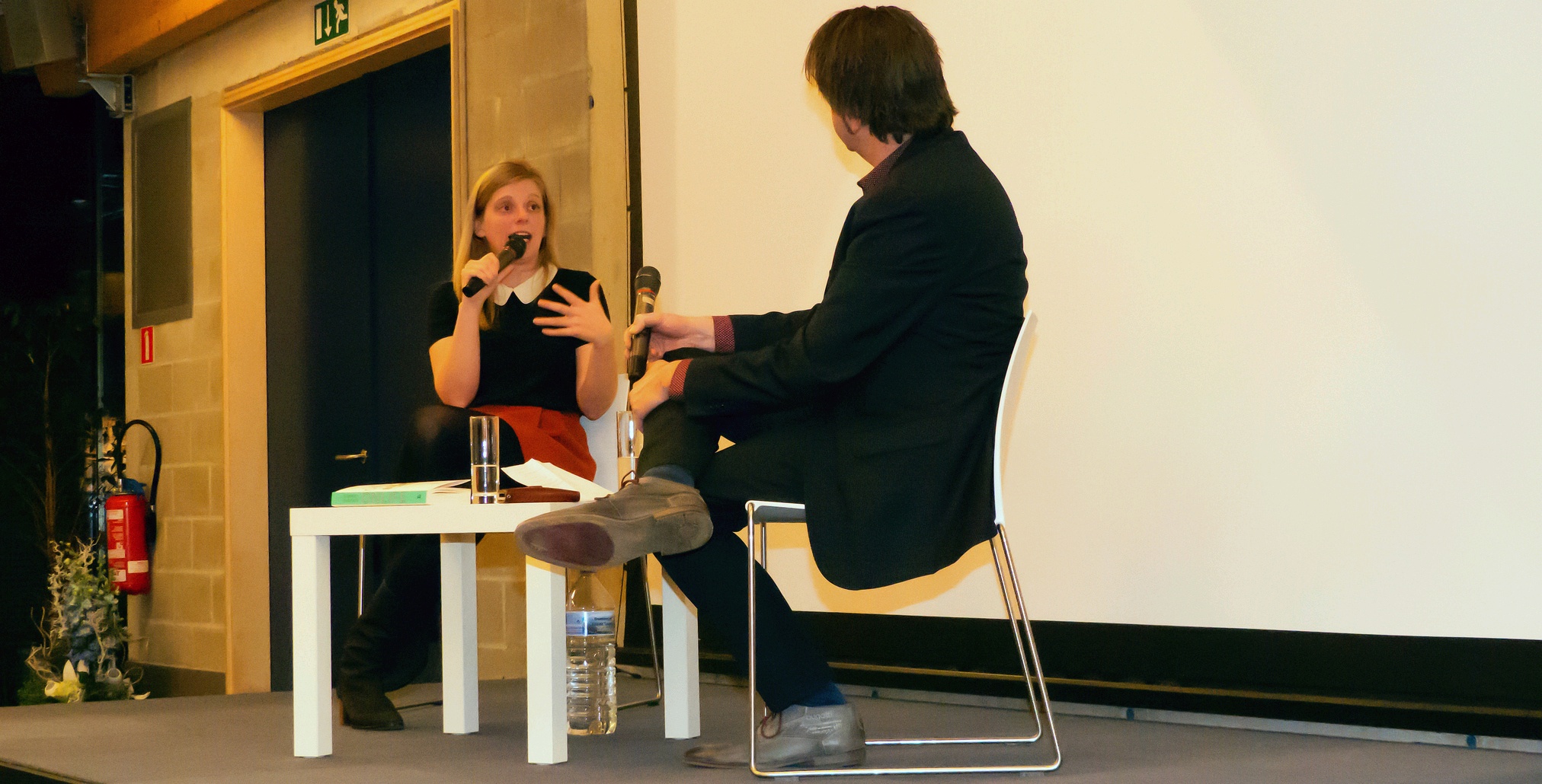 Katleen Gijsels bij Liberales Gent (foto: Jozef Van Giel)