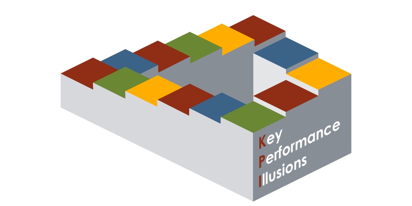 Cover van het boek "Key Performance Illusions" (Afb. Coen de Bruijn