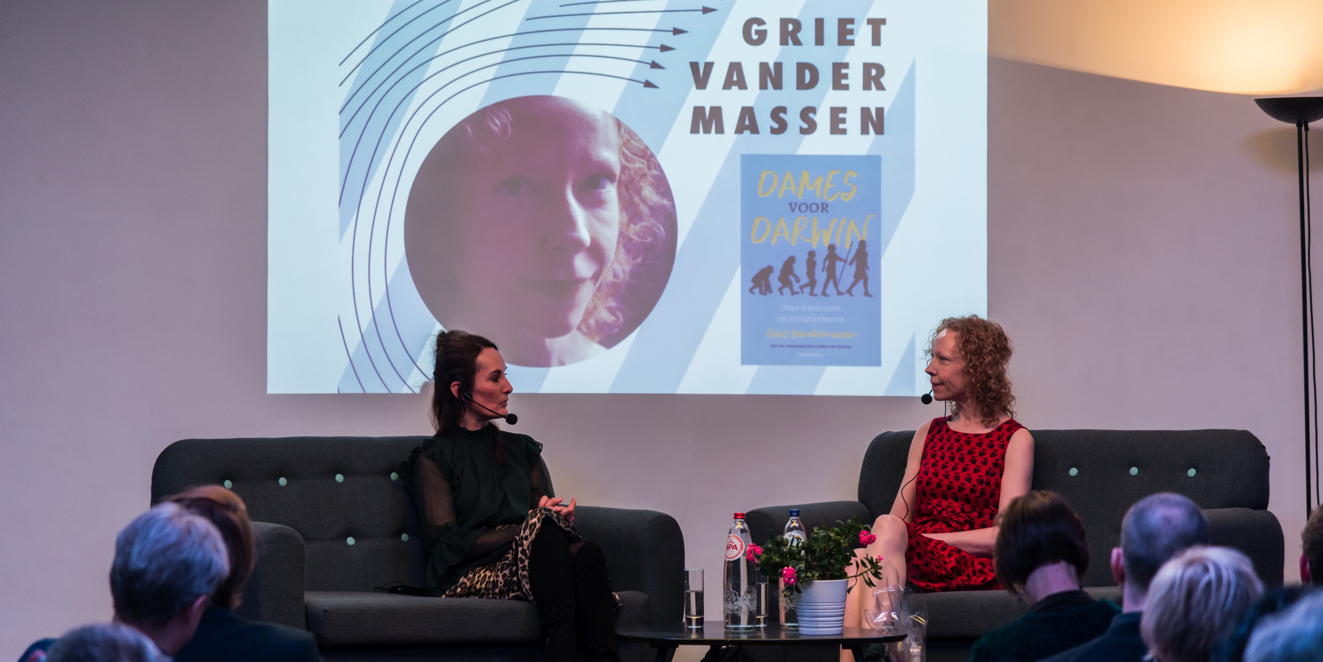 Griet Vandermassen en Ester van Fenema