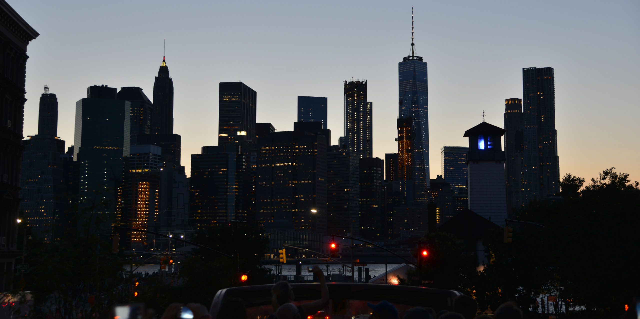 New York night sky